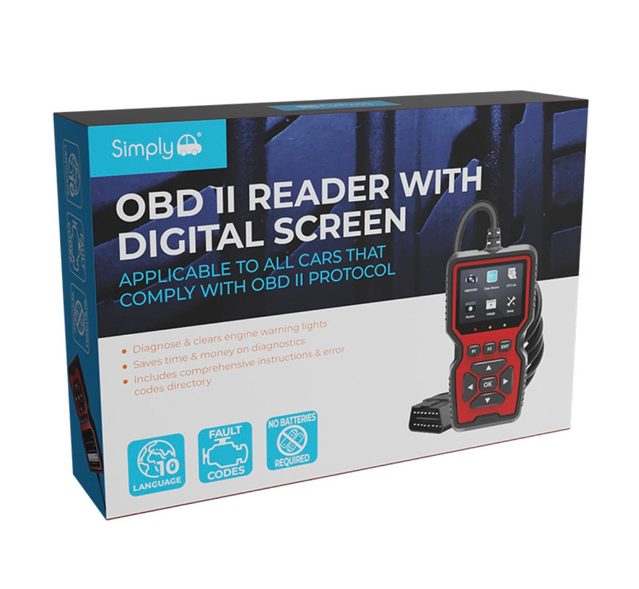 AUTO PROFESSIONAL OBD II READER - OBD2