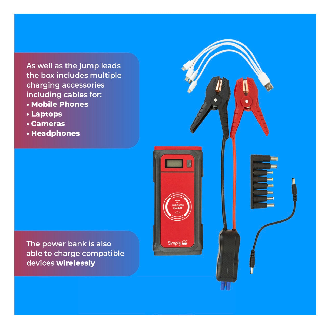 1000AMP PORTABLE JUMP STARTER AND POWERBANK