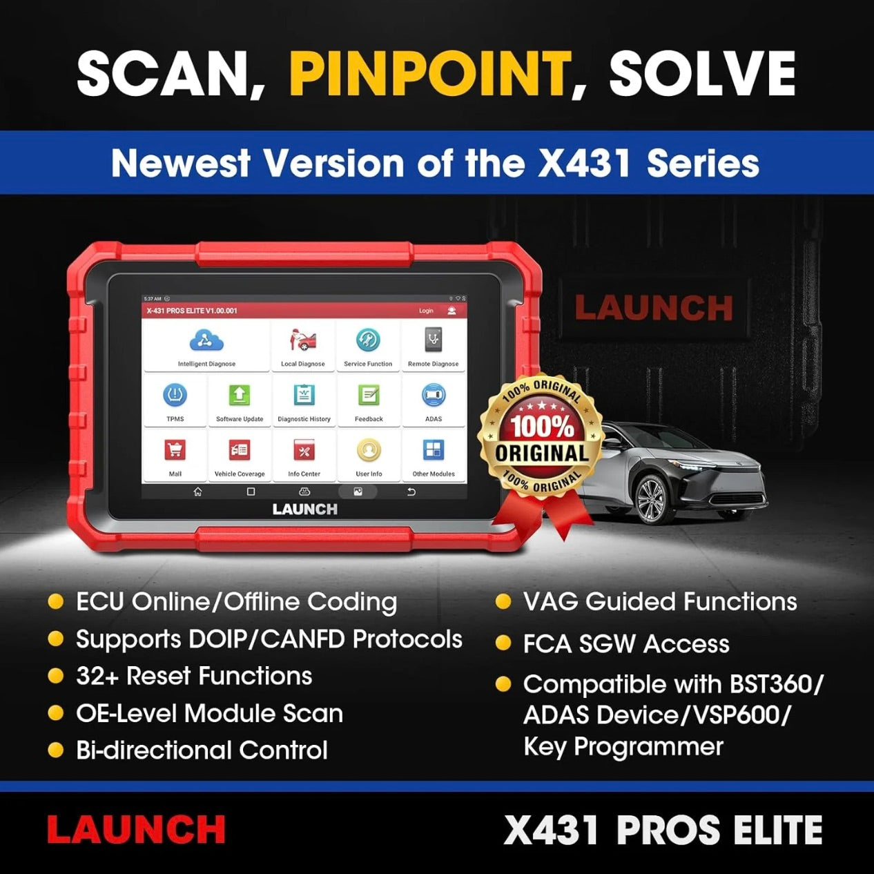 LAUNCH X431 PROS ELITE DIAG TOOL