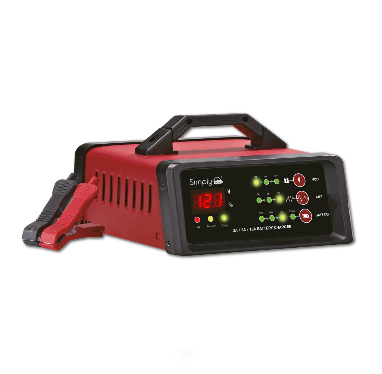 PREMIUM METAL CASED VEHICLE BATTERY CHARGER