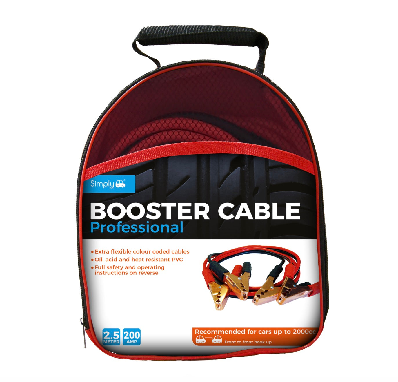 200AMP 2.5M PROFESSIONAL JUMP LEADS