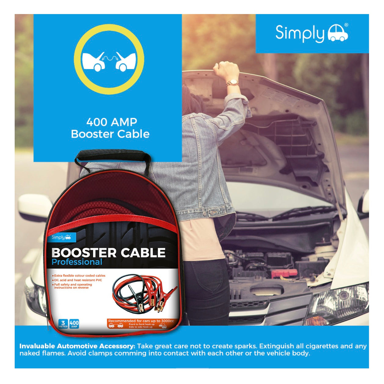 400AMP 3M PROFESSIONAL JUMP LEADS