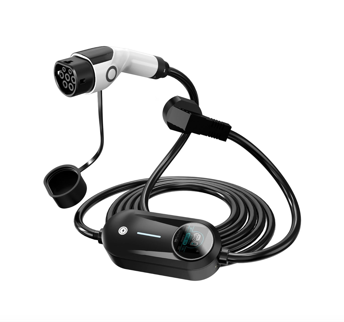 PREMIUM TYPE 2 TO UK 3PIN 5M EV CABLE 3.1kW