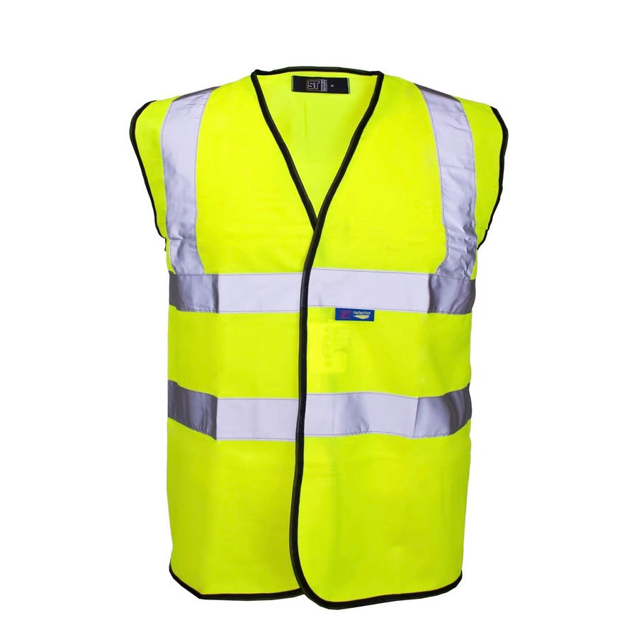 High Quality Yellow Hi-Vis Velcro Vest