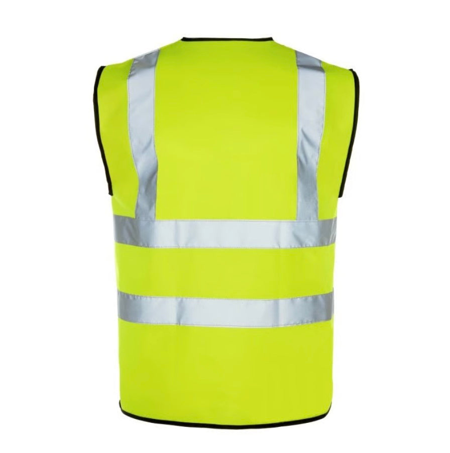 High Quality Yellow Hi-Vis Velcro Vest