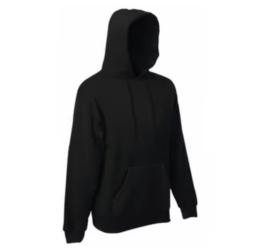 Fruit Of The Loom Black Classic Hoodie