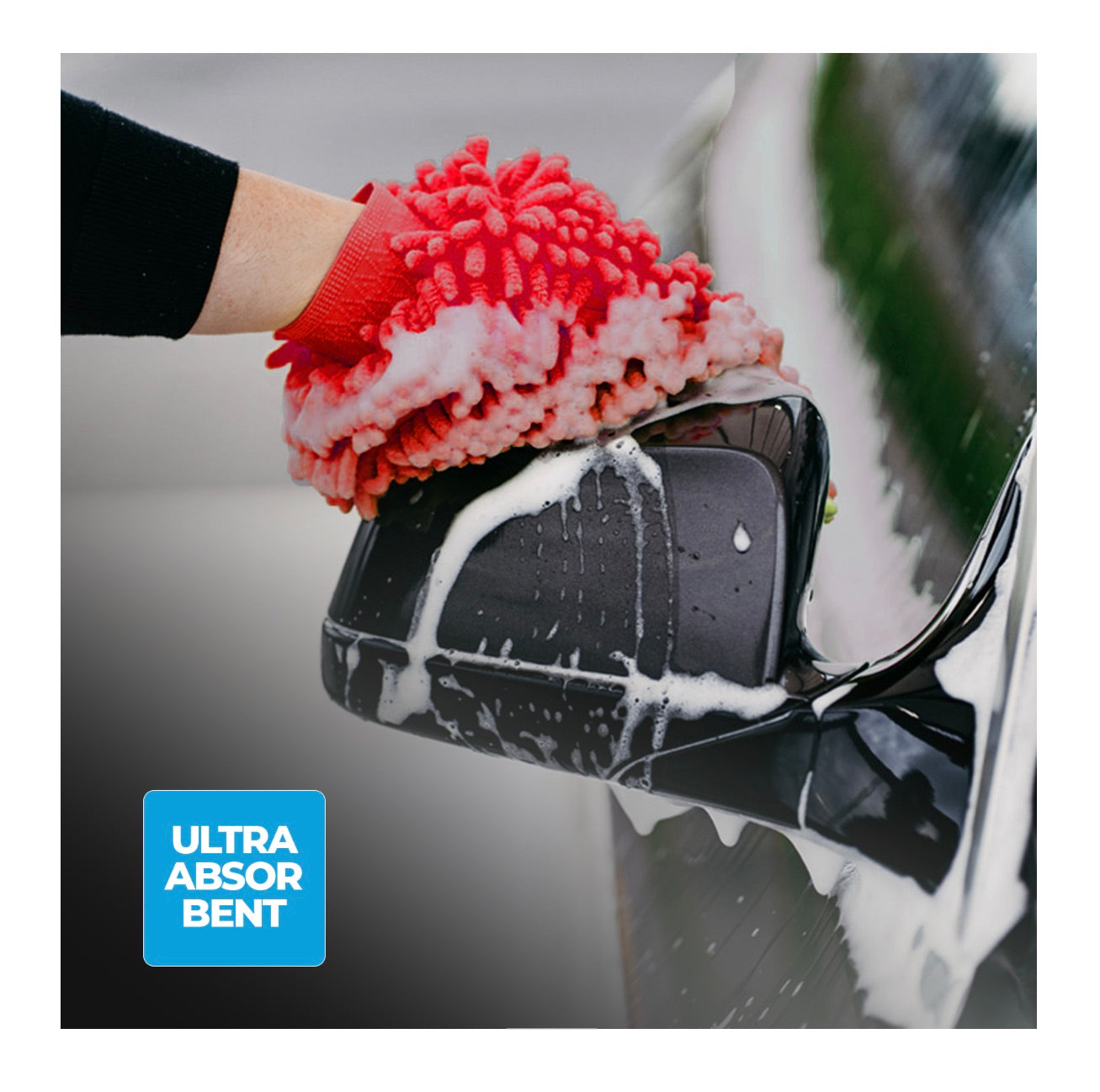 MICROFIBRE WASH MITT AND SPONGE SET