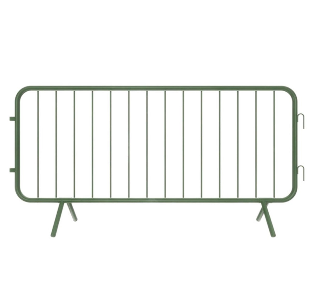 CROWD CONTROL BARRIER - FIXED LEG - Green