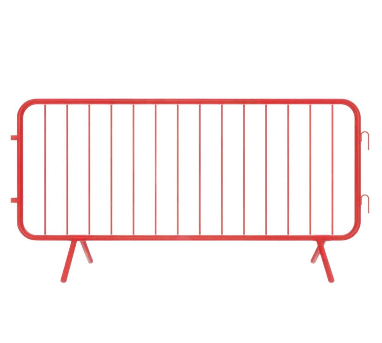 CROWD CONTROL BARRIER - FIXED LEG - Red