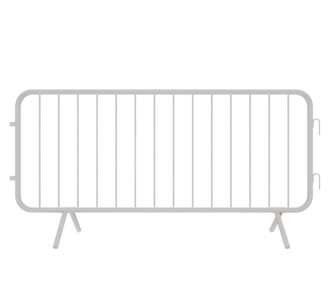 CROWD CONTROL BARRIER - FIXED LEG - White