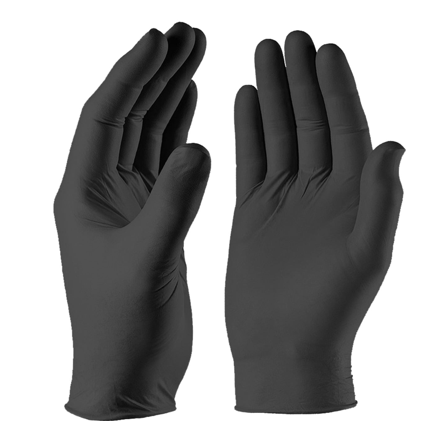 100PK STANDARD NITRILE GLOVES (BLACK)